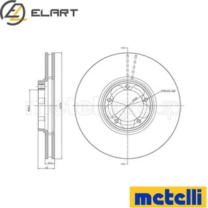 2x BRAKE DISC 23-0714 FOR FORD TRANSIT/Bus/Van/Platform/Chassis/TOURNEO 2.4L - Picture 1 of 6