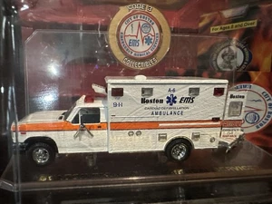 CODE 3 BOSTON EMS AMBULANCE SCALE 1/64 ***NEW IN DOME*** - Picture 1 of 3