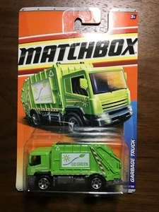 Matchbox City Action (2010) Go Green Garbage Truck 1/64 66/100 - Picture 1 of 6