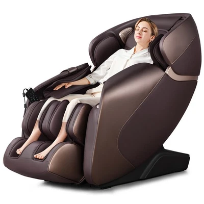 Silla reclinable de masaje de cuerpo completo de gravedad cero Giantex con calor de pista SL Foto 1 de 4