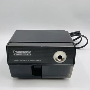 Vintage Panasonic elektrischer Bleistiftspitzer Schreibtisch KP-110 Auto Stop getestet & funktioniert - Bild 1 von 16