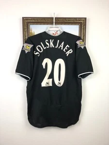 Manchester United Away football shirt 2003 Nike #20 Solskjaer Soccer Jersey Sz M - Picture 1 of 19