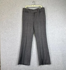 LAFAYETTE 148 NEW YORK Virgin Wool Blend Wide Straight Leg Pants Trousers size 8 - Picture 1 of 14