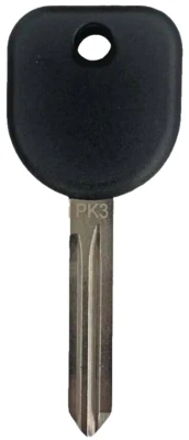 New Uncut PK3 Transponder Chip Ignition Door Key Uncut Blade Replacement B107PT - Image 1 of 3