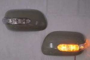 Side Mirror Cover W/LED Turning Light For~98-2005~IS300 IS200 ALTEZZA Unpainted - Picture 1 of 4