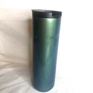 Starbucks Tumbler Insulated Stainless Steel Iridescent WICKED Green 20oz - Picture 1 of 7