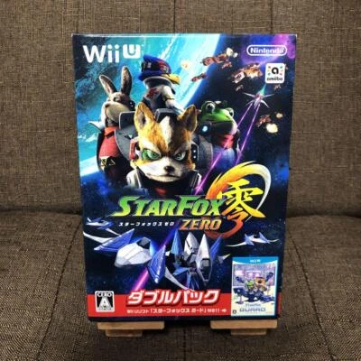 Nintendo WiiU "Star Fox Zero Star Fox Guard" Double Pack Used WUP-P-BFXJ Japan - Image 1 of 4