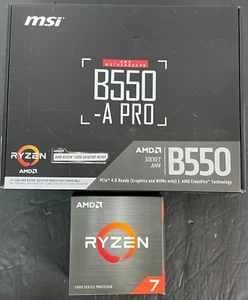 AMD Ryzen 7 5700X 8-Core 16-Thread Unlocked Desktop Processor Bundle NEW - Picture 1 of 3