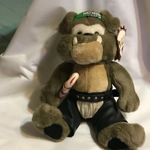 Harley Davidson Motocicleta Peluche Toro Dog Navidad con Caña de Caramelo 1999 10,5 - Imagen 1 de 12