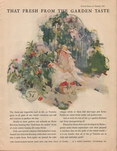 Heinz - 1925 - 57 Variedades - Sabor de Jardín Fresco Vintage Revista Anuncio - Imagen 1 de 1