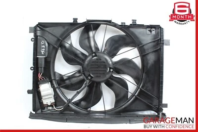 08-14 Mercedes W212 E350 C300 Engine Radiator Cooling Fan Motor Assembly OEM - Image 1 of 4