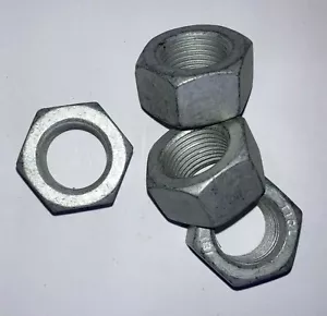 Tuerca M18 x 15mm de Ancho TICL HEX Galvanizada 18mm Hilo Fino Tuercas Completas - Imagen 1 de 3