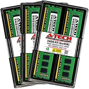 24GB 6x 4GB PC3-14900E ECC UDIMM ASUS RS700-E7/RS4 Memory RAM - Picture 1 of 4