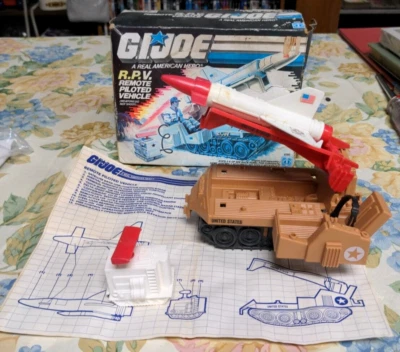 GI Joe RPV Vehículo Pilotado Remoto Caja Original e Instrucciones 1988 Hasbro Foto 1 de 4