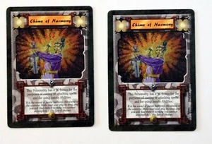 Chime of Harmony (2) L5R Legends of the Five Rings CCG Crimson and Jade 1997 - Picture 1 of 1