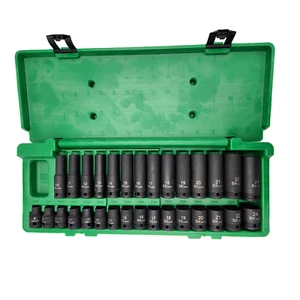 SK TOOLS 4053 30 Pc. 1/2" Drive 6 Point Metric STD & Deep Impact Socket Set - Picture 1 of 1