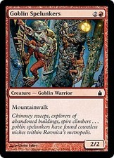 Ravnica: City of Guilds Goblin Spelunkers x4 Magic The Gathering NM