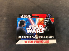 Cartamunid Star Wars Heroes & Villains Playing Cards NIB