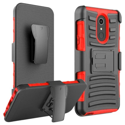 Funda funda con soporte y clip para cinturón para LG K40/K12 Plus/X4/Solo LTE/Harmony 3 Foto 1 de 4
