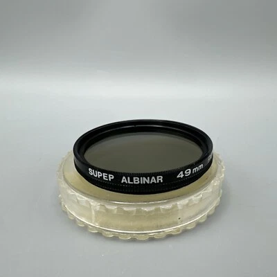 Super Albinar 49mm Polarizing Lens Filter W Plastic Case Japan - Image 1 of 4