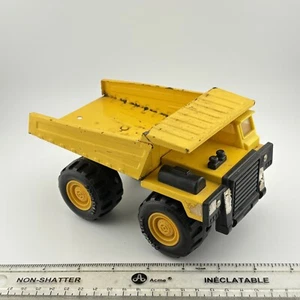 1985 Remco Caterpillar Yellow Dump Truck 7” Metal Plastic Made In Korea - Picture 1 of 5