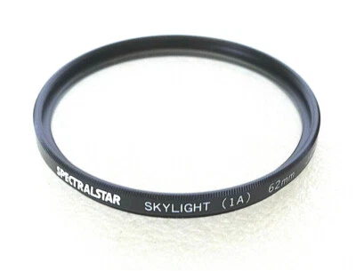 62mm Spectralstar 1A Skylight Filter - All purpose Protection - NEW - Image 1 of 4