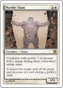 MTG - MARBLE TITAN - Ninth Edition (R) - Picture 1 of 1