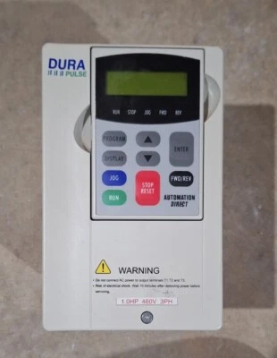 Automation Direct Dura Pulse GS3-41P0 Drive 1.0 HP 460V 3 PH (23821) - Image 1 of 4