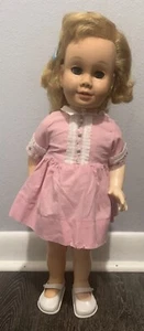 Muñeca Cathy charladora vintage 1960 cabello rubio fresa ojos dormidos sin cuerda - Imagen 1 de 20