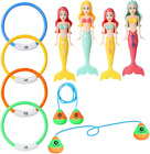 10 Stück Tauchspielzeug für Kinder, Tauchspielzeug Tauchringe Kinder Set, Wasser
