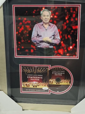 Andrew Lloyd Webber  Signed Symphonic Suites CD Autographed JSA Rare Cover