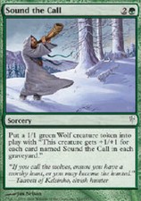 SOUND THE CALL X4 4 4X Coldsnap MTG Magic the Gathering Cards DJMagic