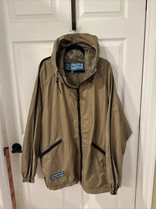 Helly Hansen Tech Performance Men XL Hooded Waterproof Jacket Tan - Picture 1 of 10