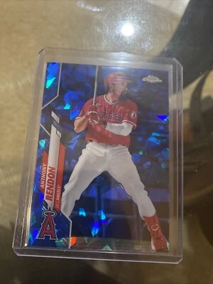2020 Topps Chrome Update Sapphire Anthony Rendon U-200 Base Angels - Image 1 of 3
