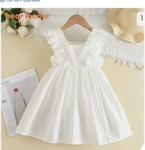 Girls Summer Sleeveless Dress Children Birthday Party Costume - Picture 1 of 5