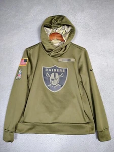 Nike Hoodie Damen M grün Fleece gefüttert NFL Las Vegas Raiders Football Active - Bild 1 von 17