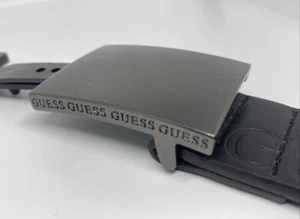 Gürtel Guess Herren L 38-40 schwarz Schnalle braun nicht wendbar 11GO010004 UVP $ 48 NEU - Bild 1 von 12