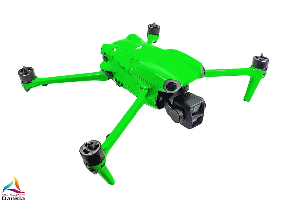 DJI Air 3s - Skin - Design: Neon Grün + 3x Akku + DJI RC2 / RC-N3 -Folie - Bild 1 von 4