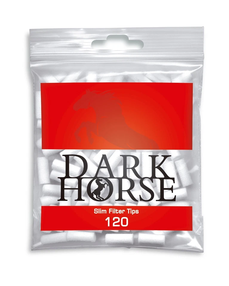 Dark Horse Slim Filter Tips "Full Flavour" 34Beutel je 120Filter