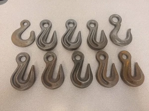 1/2" Eye Grab Hooks for Chain Lot of 10 Hooks - Picture 1 of 12