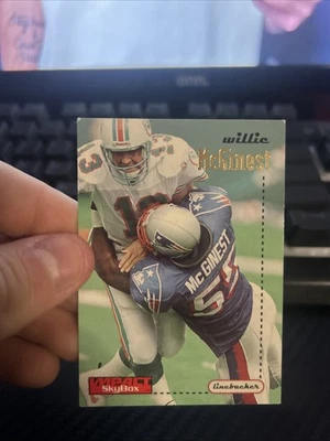 1996 Skybox Impact Brett Favre Willie McGinest #86 - Image 1 of 2