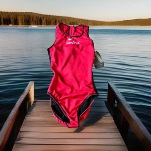 Nike Stanford University Water Polo Team Issued Swimsuit Skin 28 One Piece Y2K - Picture 1 of 9