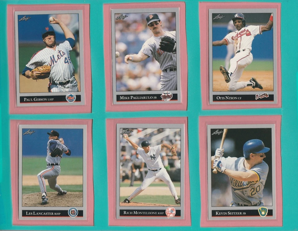 1992 Leaf #399 Kevin Seitzer Milwaukee Brewers - Image 1 of 1