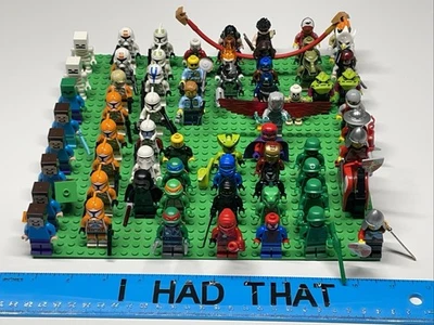 HUGE Lego Minifigure And Accessories Lot - 66 Mini-figures - Image 1 of 4