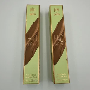PIXI By Petra SkinTint TINTED Moisturizer Face Gel Chestnut Makeup - 2 Boxes - Picture 1 of 5