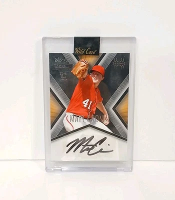 Matt Cronin Wild Card Matte Chase  Encased Rookie Auto 1/1  - Image 1 of 4