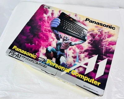 Sistema informático personal Panasonic FS-A1 MSX 2 solo caja cosmética adaptador de corriente - Imagen 1 de 4
