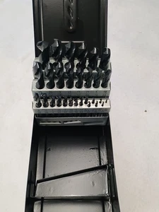 29 pc Stubby Drill Bit Set 1/16-1/2" - Picture 1 of 4