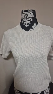 Top Nine West marrone all'uncinetto taglia S - Foto 1 di 5