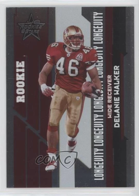 2006 Leaf Rookies & Stars Rookie Longevity Parallel /99 Delanie Walker #231 RC - Image 1 of 2